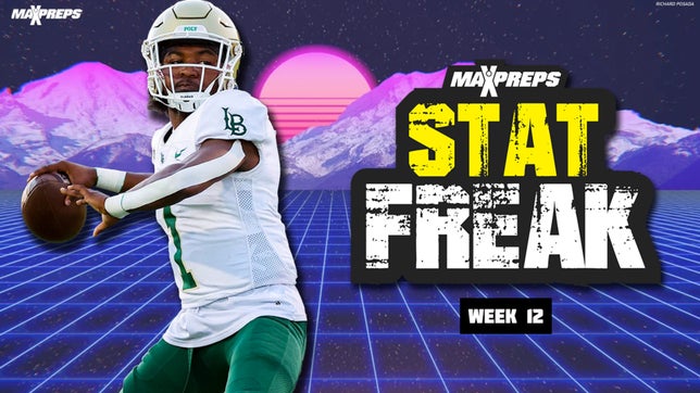 Darius Curry of Long Beach Poly (Long Beach, CA) headlines week twelve of MaxPreps Football Weekly Stat Freaks.