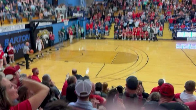 Last minutes of championship game.