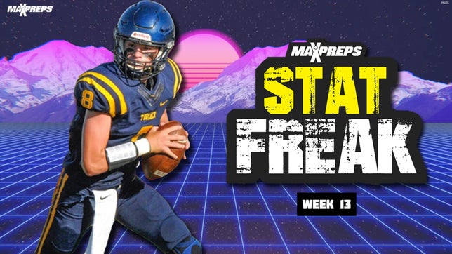 Cole Gilbert of Turlock (Turlock, CA) headlines week thirteen of MaxPreps Football Weekly Stat Freaks.