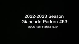 Giancarlo Padron 2022-2023 Season Highlights August-October