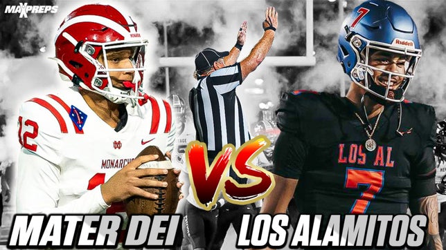 Highlights of Mater Dei's (Santa Ana, CA) 52-0 win over Los Alamitos (Los Alamitos, CA).