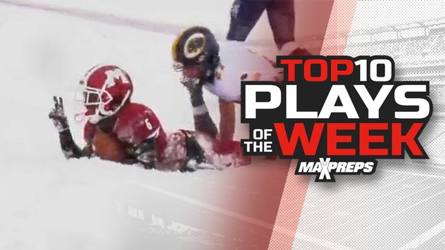 A 45-yard field goal to win the state championship headlines the top 10 plays of week 14 of the 2022 high school football season.