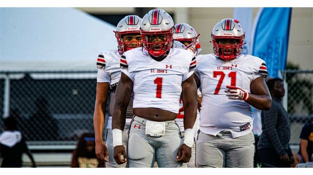 Senior season highlights of St. John's (Washington, DC) 4-star edge rusher David Ojiegbe.