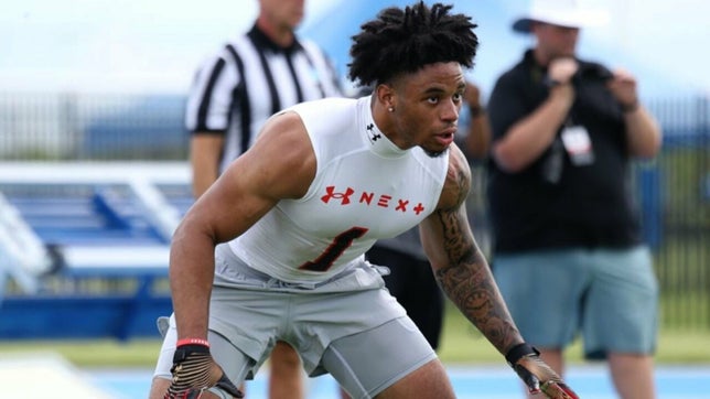 Highlights of St. John's Prep's (Danvers) 4-star safety Joenel Aguero in the Eagles 28-7 win over Central Catholic (Lawrence) in Massachusetts Division 1 semifinals.