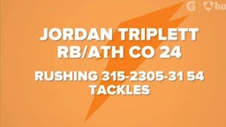 Jordan Triplett RB C/O 24