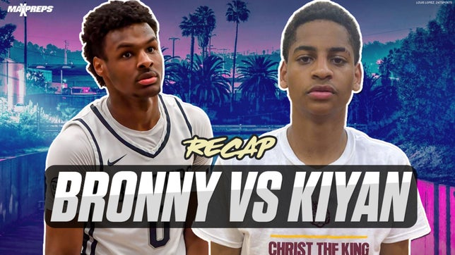 Recap of Bronny James and Sierra Canyon's (Chatsworth, CA) 62-51 win over Kiyan Anthony and Christ the King (Middle Village, NY).