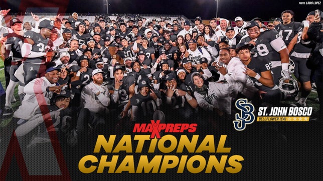 Braves crowned MaxPreps National Champions for second time since 2019.