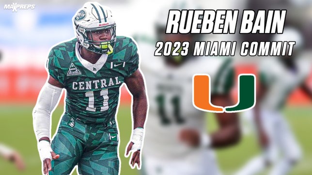 An in-depth look into the game of Central's (Miami, FL) 2023 four-star edge rusher Rueben Bain.