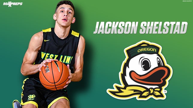 An in-depth look into the game of 4-star senior point guard, Oregon signee Jackson Shelstad of West Linn (OR).