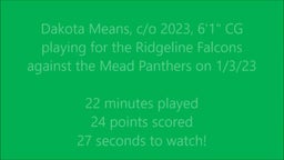 27 seconds to watch 24 points