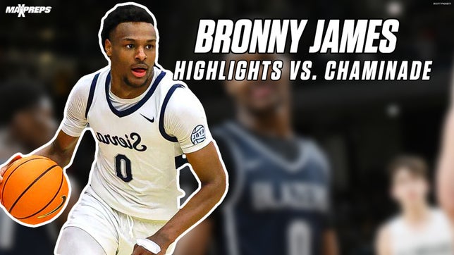 Recap of Bronny James of Sierra Canyon (Chatsworth, CA) 80-47 big win over Chaminade (West Hills, Ca)