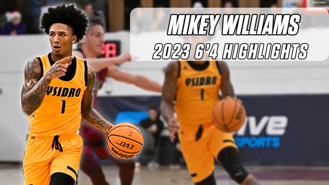Video by TSC Sports | A season-high 44 points in a 96-88 win over Mater Dei Catholic (Chula Vista) where Mikey also dished out eight assists and grabbed four rebounds. In the first 15 games of the season, Williams averaged 22.3 points per game.