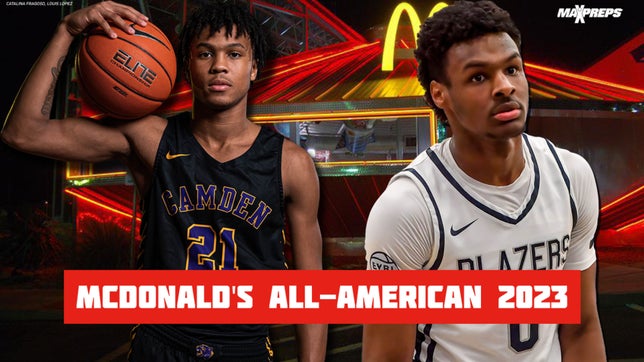 2023 McDonald's All-American selections DJ Wagner, Bronny James, Reed Sheppard, and Andrej Stojakovic are all sons of NBA Players.