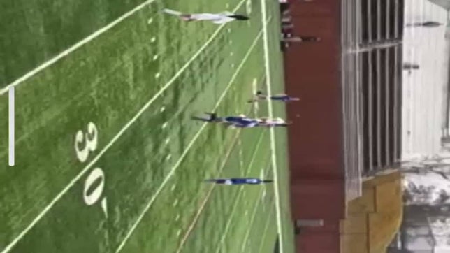 Shot on goal taken by Taylor Horton and finished by Isabella Frullaney