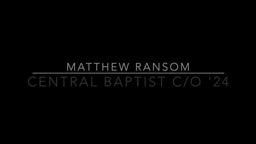 Matthew Ransom C/O 24 Week 2+3 2023