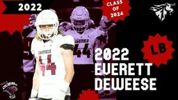 Everett DeWeese 2022 Season Highlights  Linebacker  Class of 2024  Chatfield High Littleton CO