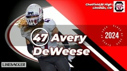 Avery DeWeese 2022 Season Highlights | All-Conference LB | C/O 2024 | Chatfield High | Littleton, CO