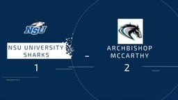 NSU University School vs Archbishop McCarthy