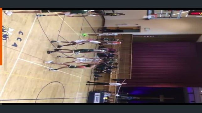 #11 Kyle Harvin driving to the basket