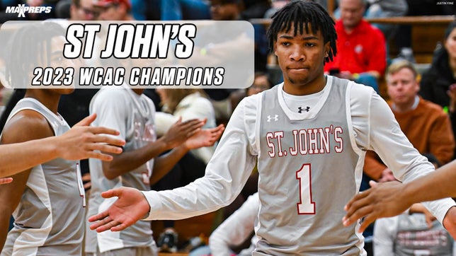 St John's (Washington, DC) defeated Paul VI (Chantilly, VA) in the 2023 WCAC title game 65-63 to capture their first WCAC conference title since 2016.