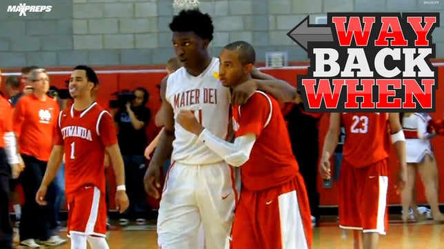 A look back at one of the most memorable basketball playoff games in the last decade between Mater Dei (Santa Ana, CA) and Etiwanda (CA).