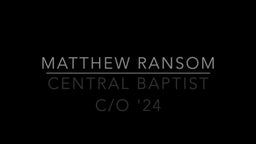 Matthew Ransom C/O 24 2023 Week 2