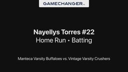 Nayellys Torres HR#1