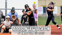 Addison "AJ" Jackson is a DUAL THREAT for St Amant (LA)