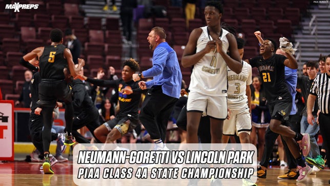 Highlights of Lincoln Park's (Midland, PA) 62-58 win over Neumann-Goretti (Philadelphia, PA) in the Pennsylvania Class 4A State Championship.