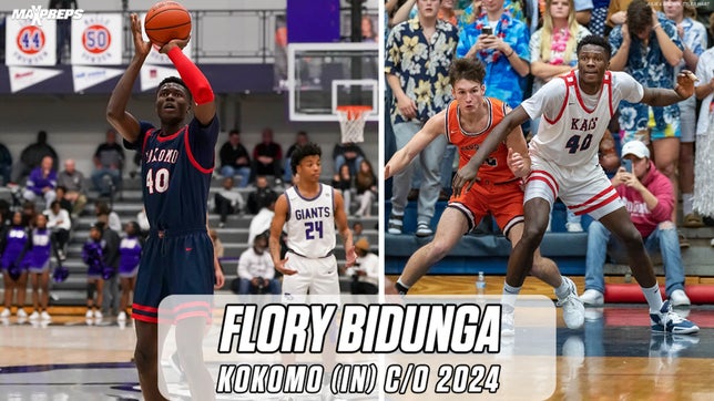 Kokomo's (IN) 5-star junior center Flory Bidunga boasts one of the most impressive stats in all of high school basketball.