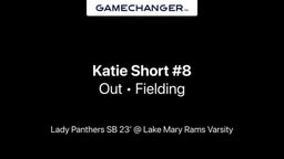 Katie Short's Diving Catch Helps Libby Levendoski Preserve Perfect Game!!