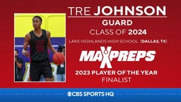 Tre Johnson of Lake Highland (TX) is a 2022-23 MaxPreps High School Basketball Player of the Year Finalist