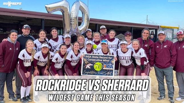 Taking a look at the wildest high school softball game of the year between Sherrard (IL) and Rockridge (Taylor Ridge, IL).