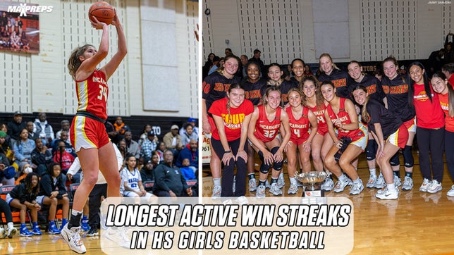 Incarnate Word Academy (St Louis, MO) holds a national-best 100-game win streak.