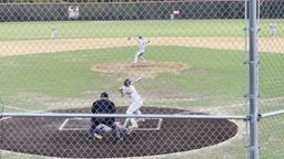 J Godfrey doubles on a fly ball