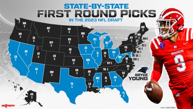 State by State look at 1st Round NFL Draft picks ft. Bryce Young, C.J. Stroud, Anthony Richardson, Calijah Kancey, and Nolan Smith