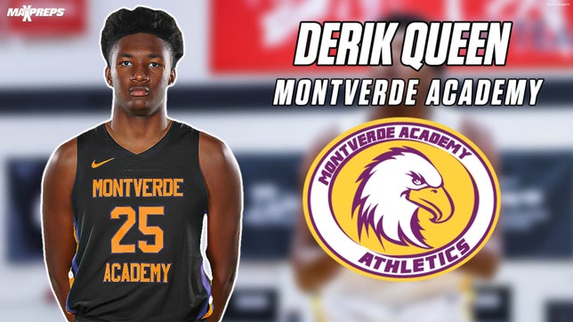 A look at Montverde Academy's center Derik Queen in the in the Under Armour Association