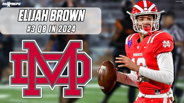 Taking a look at Mater Dei's (Santa Ana, CA) 4-star #3 QB in the nation Elijah Brown.