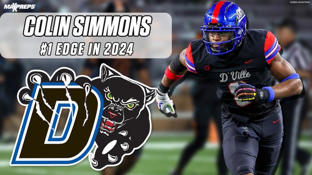 Taking a look at Duncanville's (TX) 5-star edge rusher Colin Simmons.