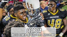 Top 20 Most Dominant Georgia High School Football Programs of Last Decade