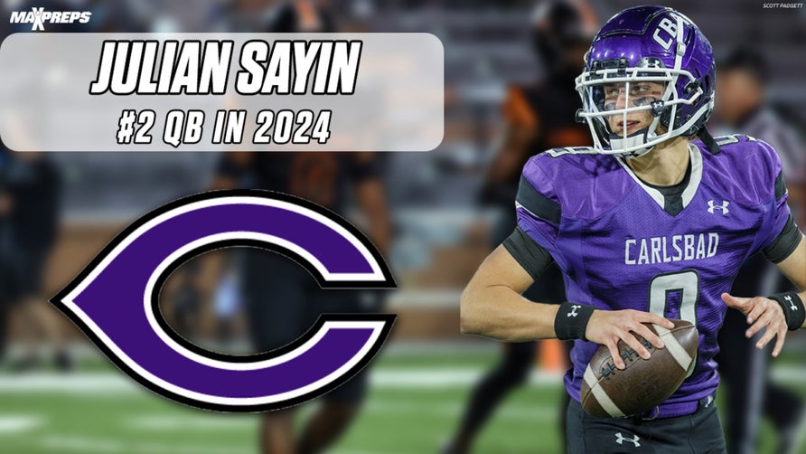 Taking a look into the game of Carlsbad's (CA) 2024 5-star QB Julian Sayin.