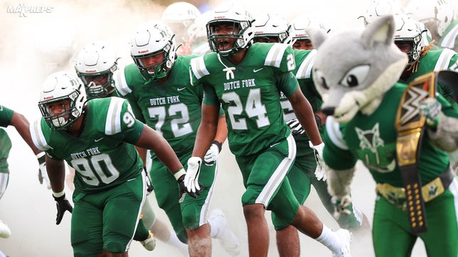 Dutch Fork No. 1 after winning seven state titles in the past 10 years, including five straight from 2016-20.
