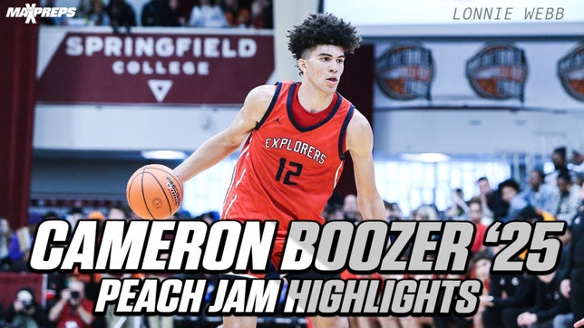 Top-ranked Class of 2025 prospect averaged 15.4 points, 10.9 rebounds and 5.1 assists to guide NightRydas Elite 16U to 2023 Nike EYBL Peach Jam title.