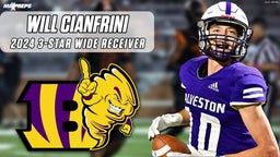 Will Cianfrini has Basketball HOPS at Wide Receiver