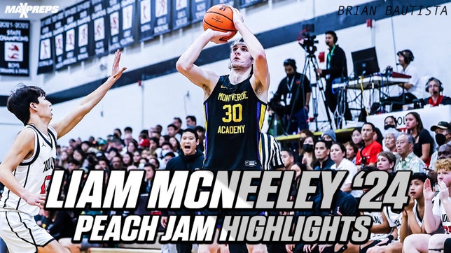 Top 10 Class of 2024 prospect averaged 15.8 points, 6.4 rebounds and 2.2 assists per game for Florida Rebels at 2023 Nike EYBL Peach Jam.