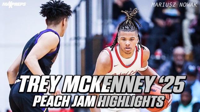 Five-star Class of 2025 prospect averaged 15.6 points, 4.8 rebounds and 2.0 assists per outing for The Family at 2023 Nike EYBL Peach Jam.