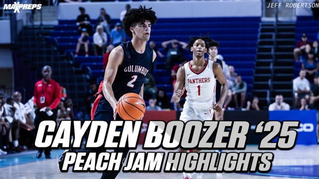 Five-star Class of 2025 prospect averaged 14.4 points, 6.7 assists and 3.4 rebounds to help Nightrydas Elite 16U capture the 2023 Nike EYBL Peach Jam title.