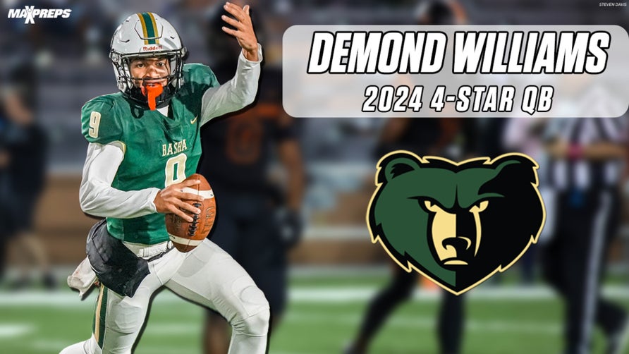 Taking a look at Basha's (Chandler, AZ) 2024 4-star QB, Arizona commit Demond Williams Jr.