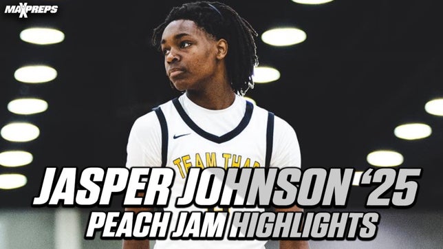 Top 15 Class of 2025 prospect averaged 11.0 points, 3.8 rebounds and 1.6 assists per game for Team Thad at 2023 Nike EYBL Peach Jam.