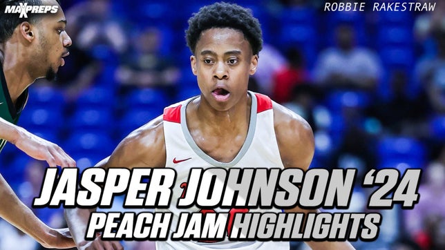 No. 3-ranked Class of 2024 prospect averaged 15.8 points, 2.8 rebounds, 1.6 steals and 1.6 assists per contest for Houston Hoops at 2023 Nike EYBL Peach Jam.